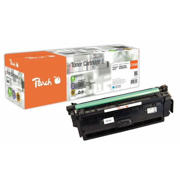 Peach HP 040 c Toner cy ersetzt Canon CRG-040 c