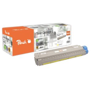 Peach O464711/464338 Toner ye ersetzt OKI 46471101 für z.B. OKI C 823 DN