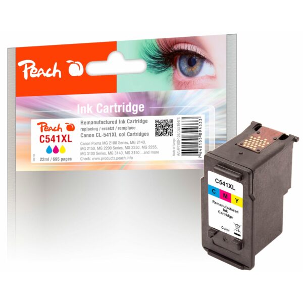 Peach C541 XLC Druckkopf XL col ersetzt Canon CL-541XLC