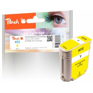 Peach HP 72 Y Druckerpatrone ye ersetzt HP No. 72 Y