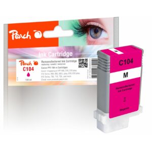 Peach C104 M XL-Druckerpatrone ma ersetzt Canon PFI-104M