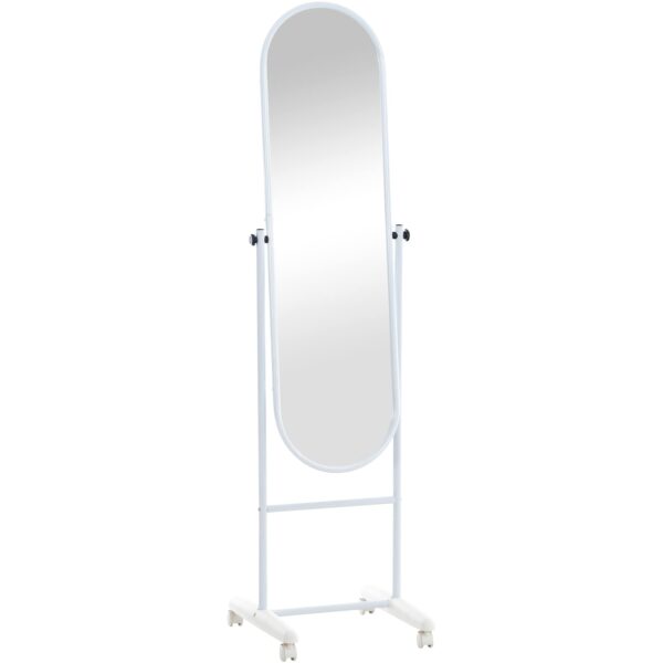 CLP Standspiegel Nane Oval I Stehspiegel 155x40 cm I Für Wohnzimmer Oder Schlafzimmer I Neigbar