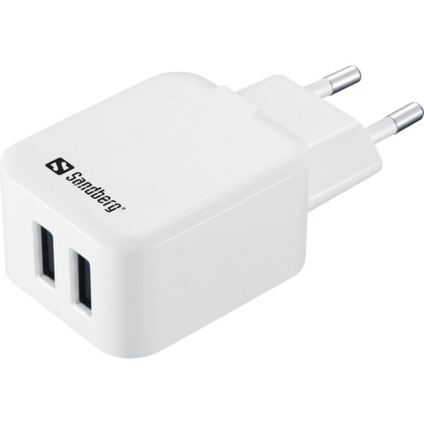 SANDBERG AC-Ladegerät Dual USB 2.4 1A EU