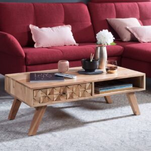 FineBuy Couchtisch REWA Wohnzimmertisch Holztisch Sofatisch Tisch Wohnzimmer