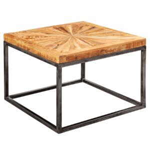 FineBuy Couchtisch Holz Massiv 55x55 cm Wohnzimmertisch Modern Tisch Sofatisch