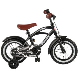 VOLARE Kinderfahrrad Black Cruiser 12 Zoll