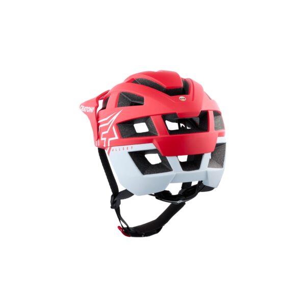 CRATONI MTB-Helm AllSet Pro  rot/weiß matt