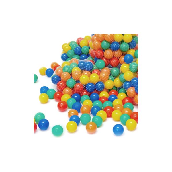 200 bunte Bälle für Bällebad 7cm Babybälle Plastikbälle Baby Spielbälle