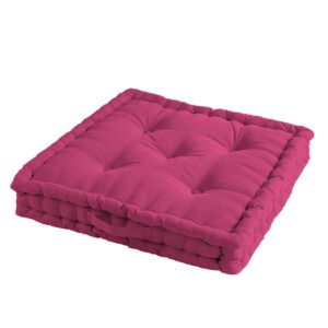 Sitzkissen Stuhlkissen Auflagen Bankauflage 60 x 60 x 10cm fuchsia