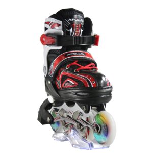 Apollo Größenverstellbare Inlineskates Super Blades LED