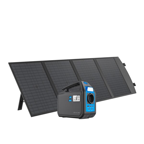 Xlayer Powerstation 150W (Peak 300W) 155Wh mit Solar Panel 80W faltbar