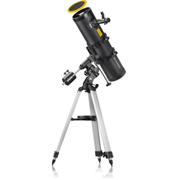 BRESSER Pollux-II 150/1400 EQ3 Spiegelteleskop mit Smartphone-Adapter & Sonnenfilter