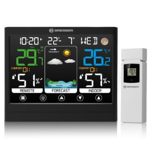 BRESSER MeteoTemp BF Wetterstation mit Touch-Display