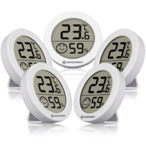 BRESSER Thermo- / Hygrometer Smile 5er-Set