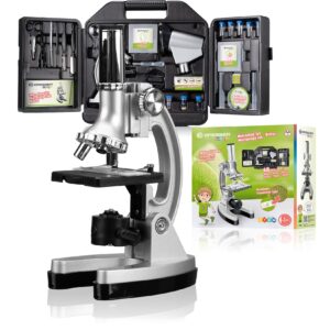 BRESSER JUNIOR Biotar 300x-1.200x Mikroskop-Set im Koffer