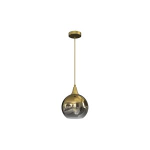 Pendelleuchte Hängeleuchte Mariopa P1 Gold E27 Metall + Glas Ø 20 cm 11160