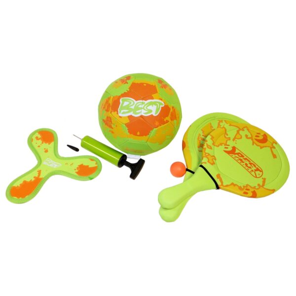 Neopren Beach Game Set grün/orange