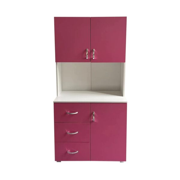 HTI-Living Badschrank Pink Weiß