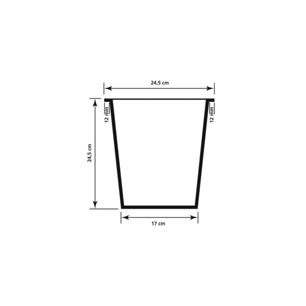 Gartenfreude Raumteiler Polyrattan Hochbeet mit Pflanzkübel