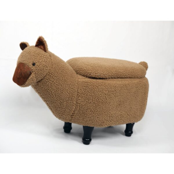 Better Home Kinder-Tierhocker "Alvin Alpaca" mit Stauraum