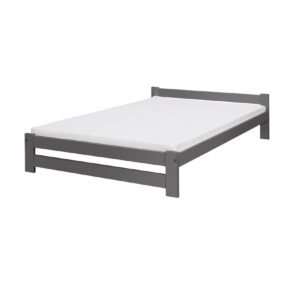 Coemo Bett Classico Lattenrost Massivholz Kiefer 140x200cm anthrazit