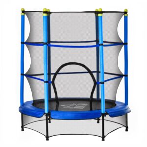 HOMCOM Trampolin mit Sicherheitsnetz 140L x 140B x 160H cm