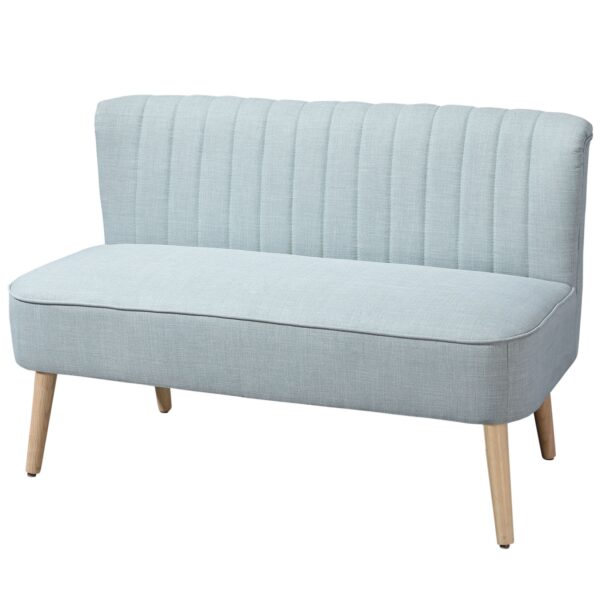 HOMCOM Sofa für 2 Personen 117cm x 56