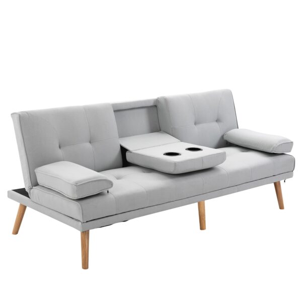 HOMCOM Schlafsofa als 3-Sitzer