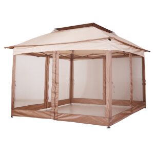 Outsunny Faltpavillon mit Seitenwänden 325 x 325 x 295 cm (LxBxH)