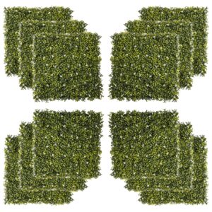 Outsunny Künstliche Hecke bestehend aus 12 Teilen bunt 50L x 50B x 5T cm