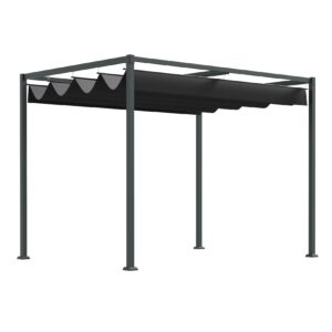 Outsunny Pergola mit Schiebedach 298 x 213 x 222 cm (LxBxH)