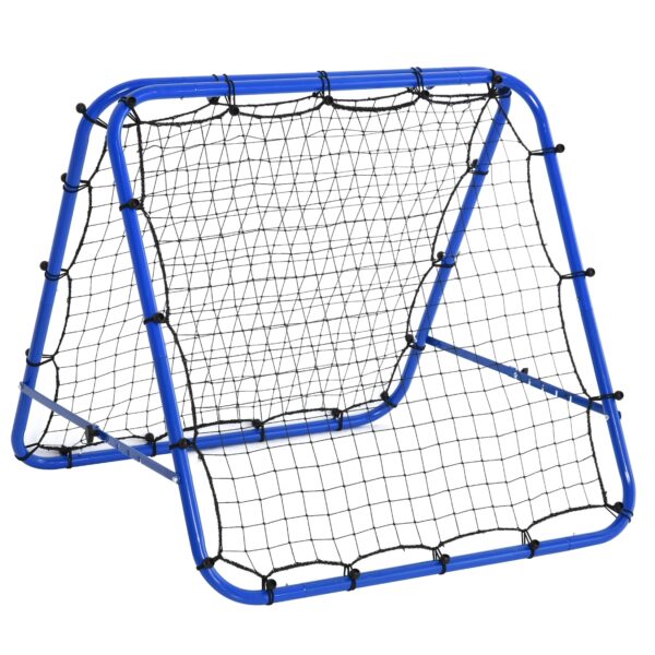 HOMCOM Baseball Rebounder faltbar blau 100 x 95 x 90 cm (BxTxH)