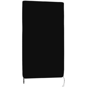 SPORTNOW Tischtennisplatte Abdeckung mit Reißverschluss schwarz 275L x 153B x 5H cm