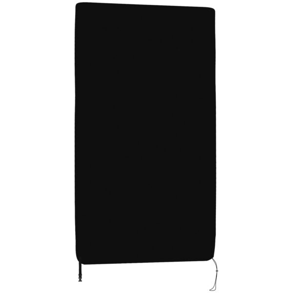 SPORTNOW Tischtennisplatte Abdeckung mit Reißverschluss schwarz 275L x 153B x 5H cm