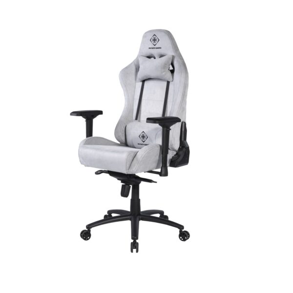 Deltaco DC440 Gaming-Stuhl Wildleder ergonomisch 5-Punkt hohe Rückenlehne