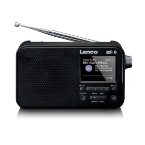 Lenco PDR-036 DAB+ FM Radio mit Bluetooth Tragbares Radio