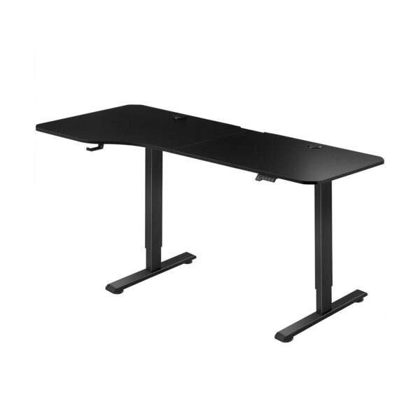 Juskys Höhenverstellbarer Schreibtisch Office Stand 160x75cm - elektrisch