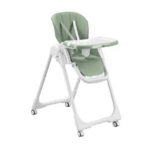 Baby Vivo Design Kinderhochstuhl aus Kunststoff - Tippy in Cool Mint