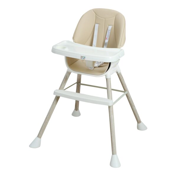 Baby Vivo Design 4in1 Kinderhochstuhl - Leo in Beige