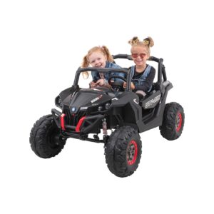 Kinder-Elektroauto UTV Buggy MX Allrad 4x4 (Schwarz)