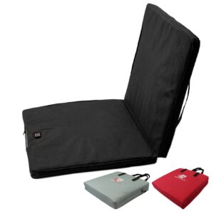 OUTCHAIR Sitz Heizkissen Bottom Heater Thermo Kissen Stadion Boot Beheizbar Akku Farbe: red