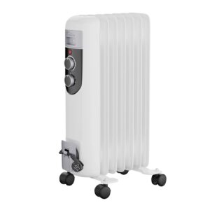 TroniTechnik® Elektroheizung Ölradiator Öl-Heizung Radiator 3 Heizstufen 7 Rippen Elektrischer Heizkörper Energiesparend