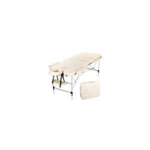 Yaheetech Massageliege 3 Zonen Massagetisch Massagebank Massagebett Kosmetikliege klappbar höhenverstellbare Aluminiumfüße bis 250kg belastbar