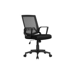 Yaheetech Bürostuhl Schreibtischstuhl ergonomischer Drehstuhl Chefsessel Wippfunktion mit Armlehnen