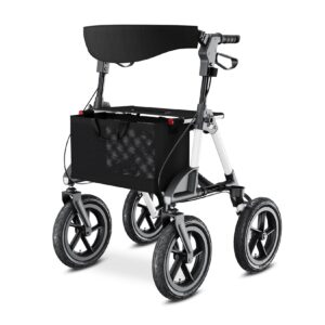 aktivshop Outdoor Rollator mit Luftbereifung Komfort