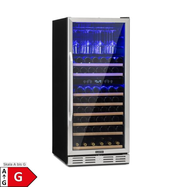 Vinovilla Grande 116 Built-in Duo Weinkühlschrank 310 Ltr 116 Fl. LED 313 Liter 2 Kühlzonen