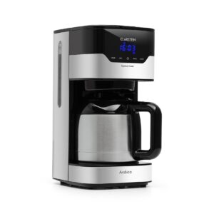 Kaffeemaschine Arabica 800W EasyTouch Control silber/schwarz 1.2 Liter