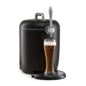 Passau Bierzapfanlage 6 l Universalfässer Druckluftpumpe 3 - 12 °C 65 W Silber