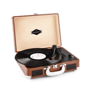 Peggy Sue Retro-Plattenspieler LP USB braun Braun