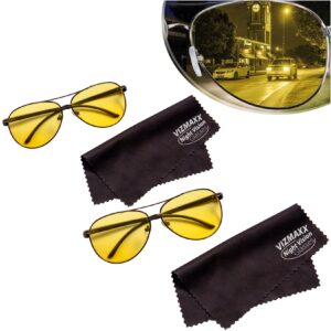 Best Direct® Tag- und Nachtsicht Brille - Nachtfahrbrille polarisiert Vizmaxx Night Vision